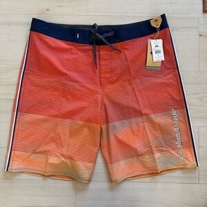 Quiksilver Orange Red Gradient Men’s Board Shorts